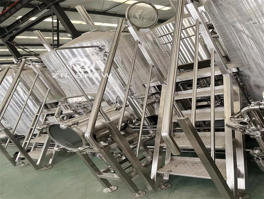 1000l 4 vessels beer brewing equipment system