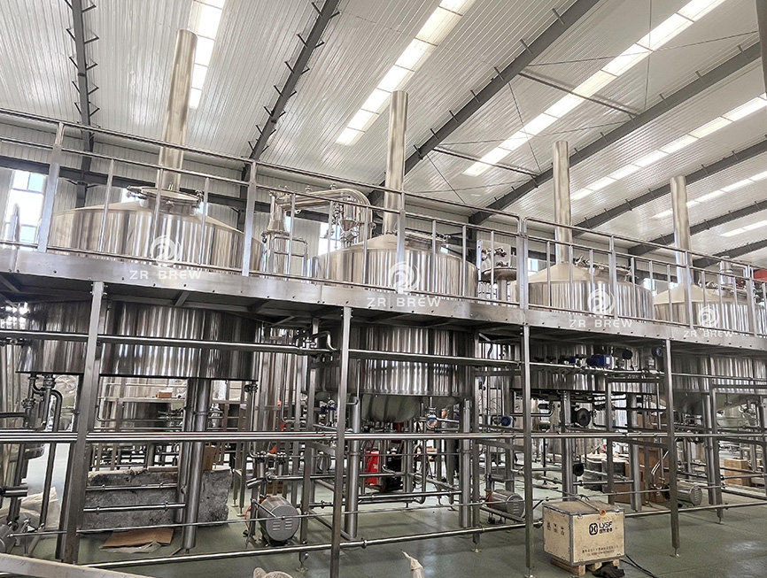 Four-vessel Brewhouse 2000L Brewery Equipment Four-vessel Brewhouse 2000L Brewery Equipment