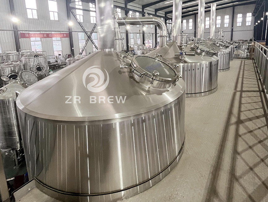 Four-vessel Brewhouse 2000L Brewery Equipment Four-vessel Brewhouse 2000L Brewery Equipment