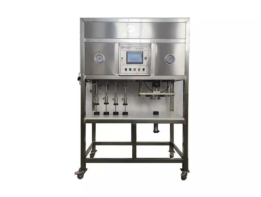 Semi-auto Can Filling and Capping Machine