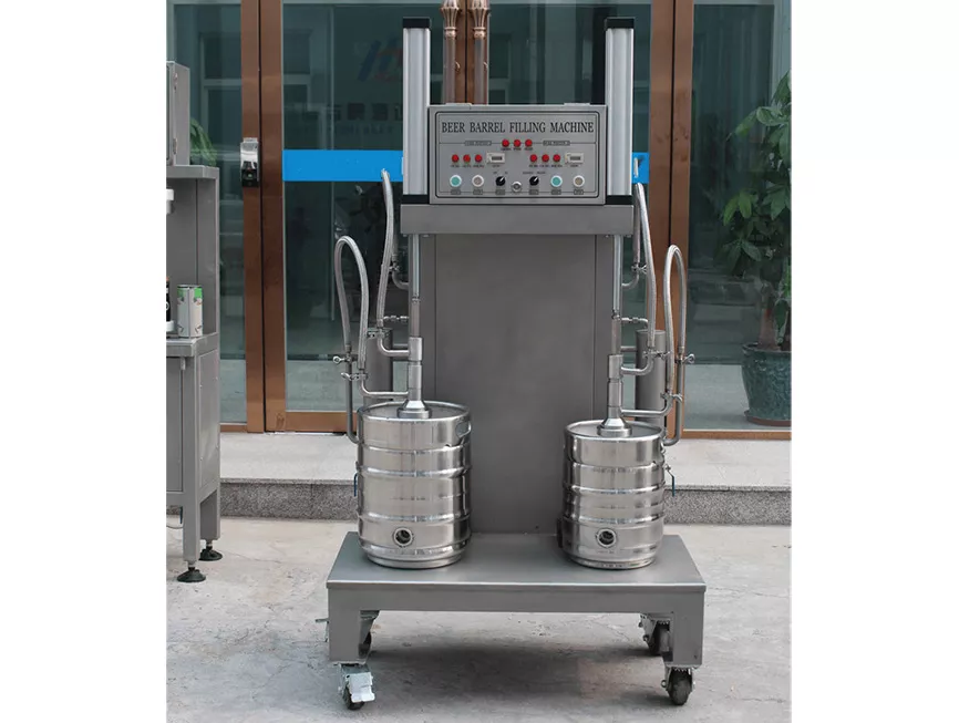 Double Stations Beer Keg Filling Machine
