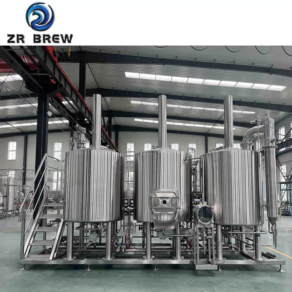 1000L 3-Vessel Beer Brewery Equipment