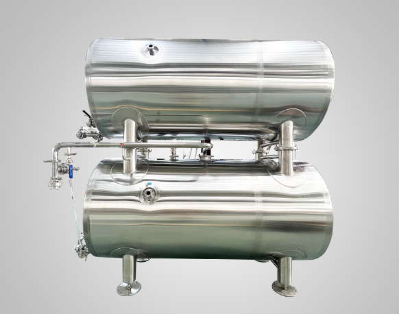 Horizontal sake tank