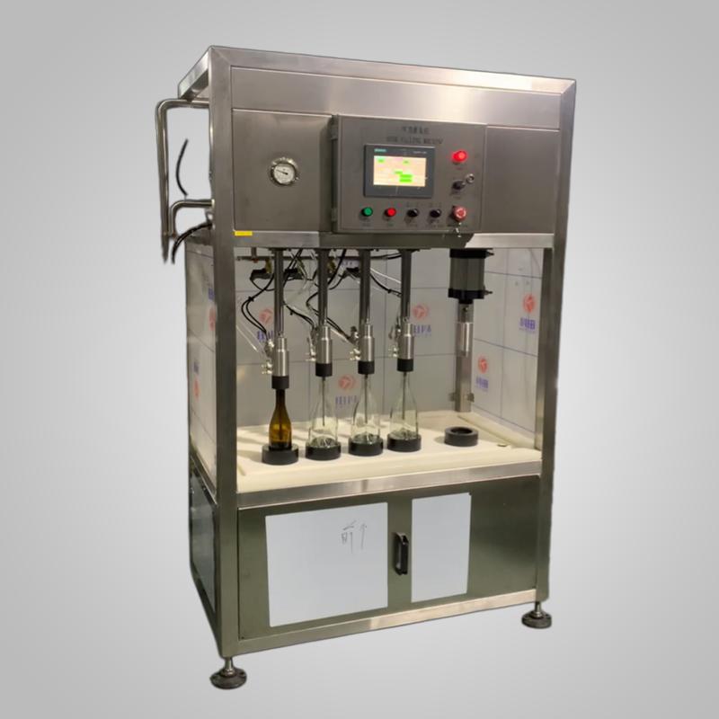 Semi-automatic 4-1 Glass Bottle Filling Machine