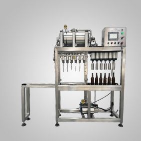 Semi-automatic 6-6 Glass Bottle Filling Machine