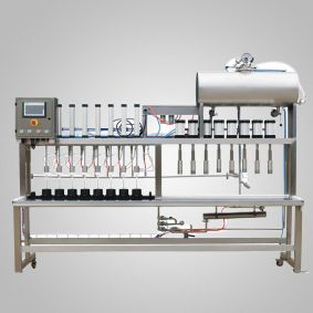Semi-automatic 8-8 Glass Bottle Filling Machine