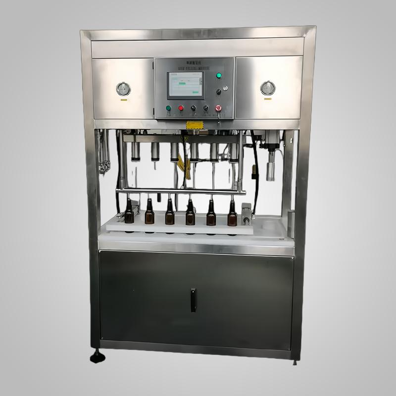Semi-automatic 6-1 Glass Bottle Filling Machine