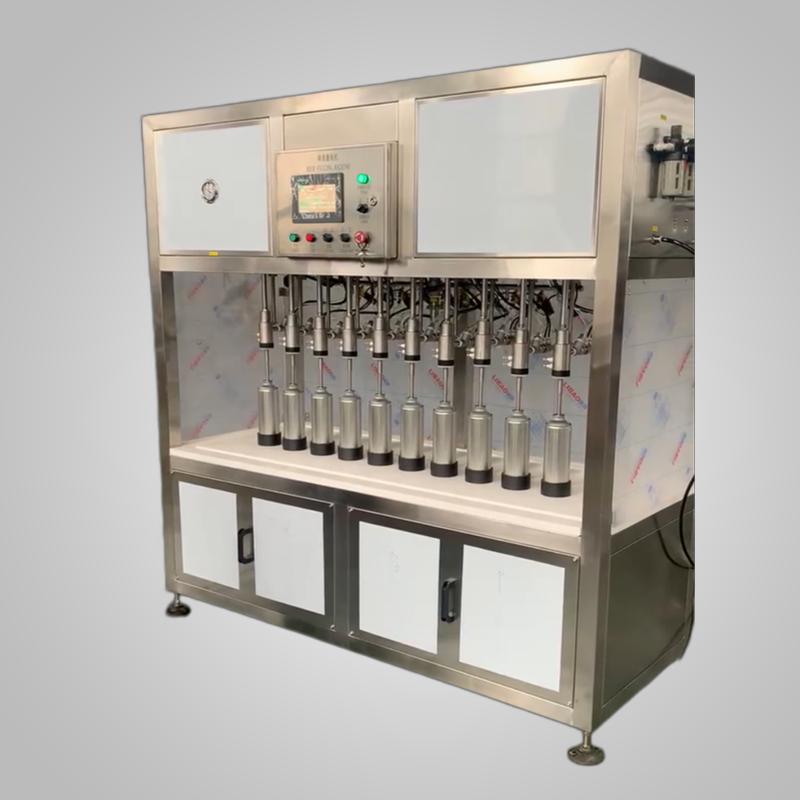 Semi-automatic 10-head Can Filling Machine