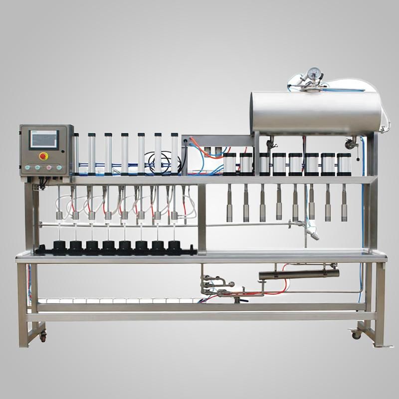 Semi-automatic 8-8 Glass Bottle Filling Machine