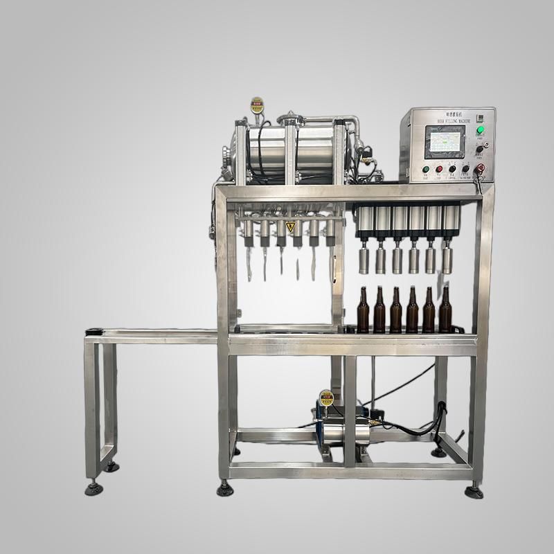 Semi-automatic 6-6 Glass Bottle Filling Machine