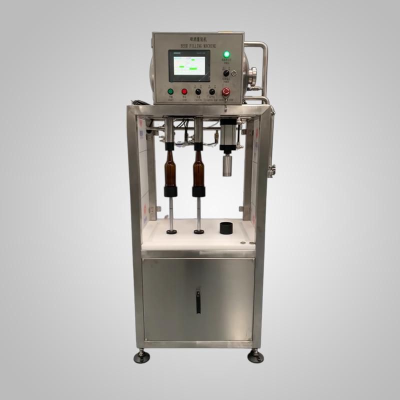 Semi-automatic 2-in-1 Glass Bottle Filling Machine