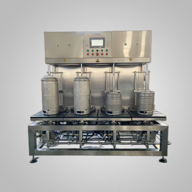 Four-head beer keg Filling Machine