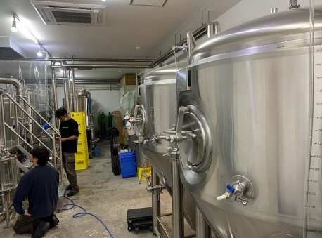 Japan Brewery : 3×1000L Fermenters for KURASHIKI BREWING COMPANY
