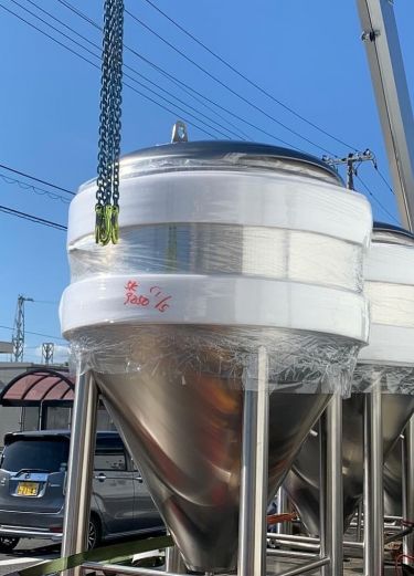 Japan Brewery : 3×1000L Fermenters for KURASHIKI BREWING COMPANY
