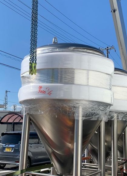 Japan Brewery : 3×1000L Fermenters for KURASHIKI BREWING COMPANY