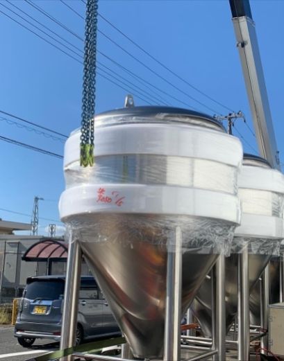Japan Brewery : 3×1000L Fermenters for KURASHIKI BREWING COMPANY