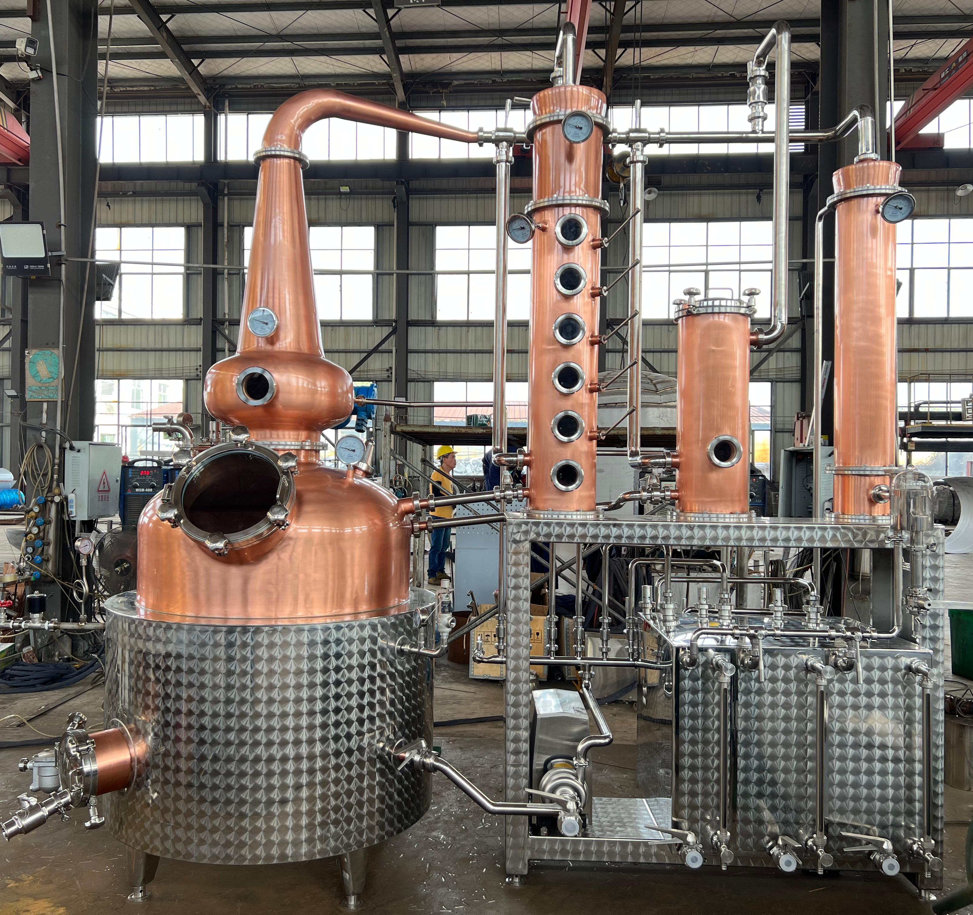 500L All-Copper Multi-Functional Distiller 500L All-Copper Multi-Functional Distiller