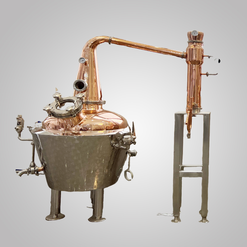 100L Copper Pot Still Whiskey Spirit Distiller