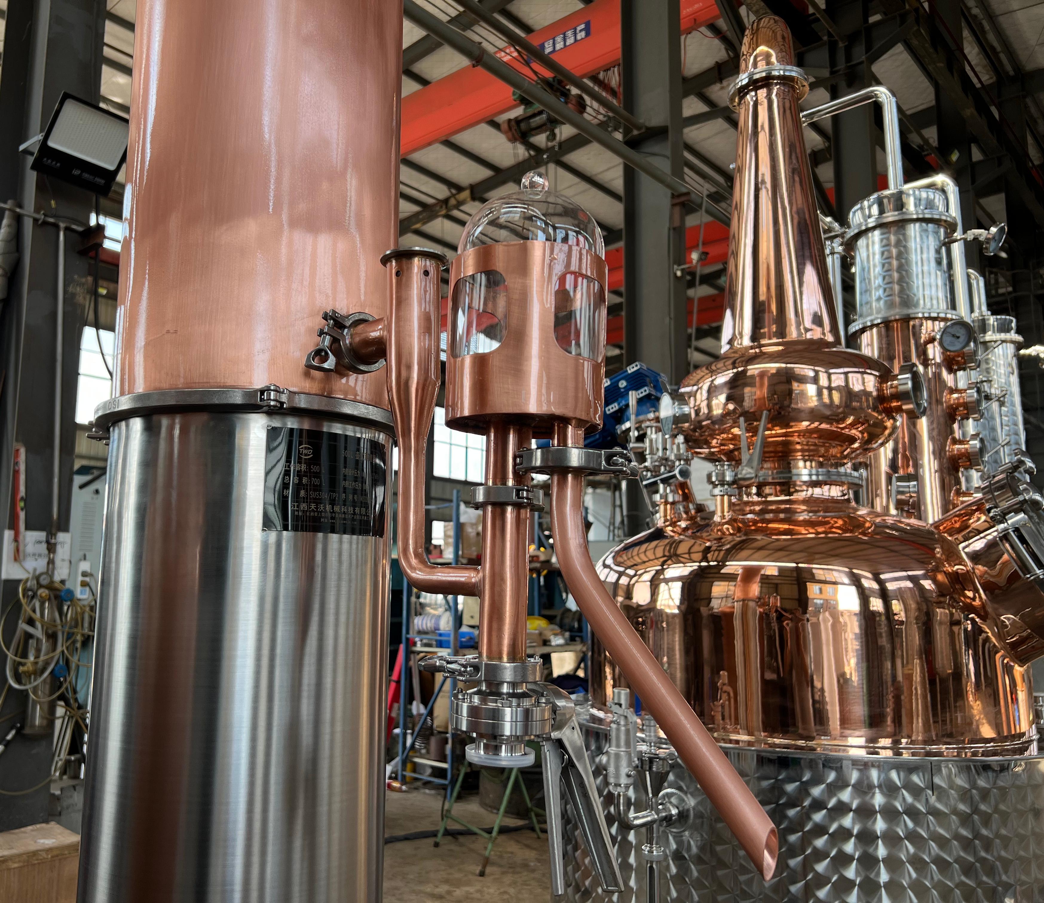 500L Pot Still Whiskey Distiller 500L Pot Still Whiskey Distiller