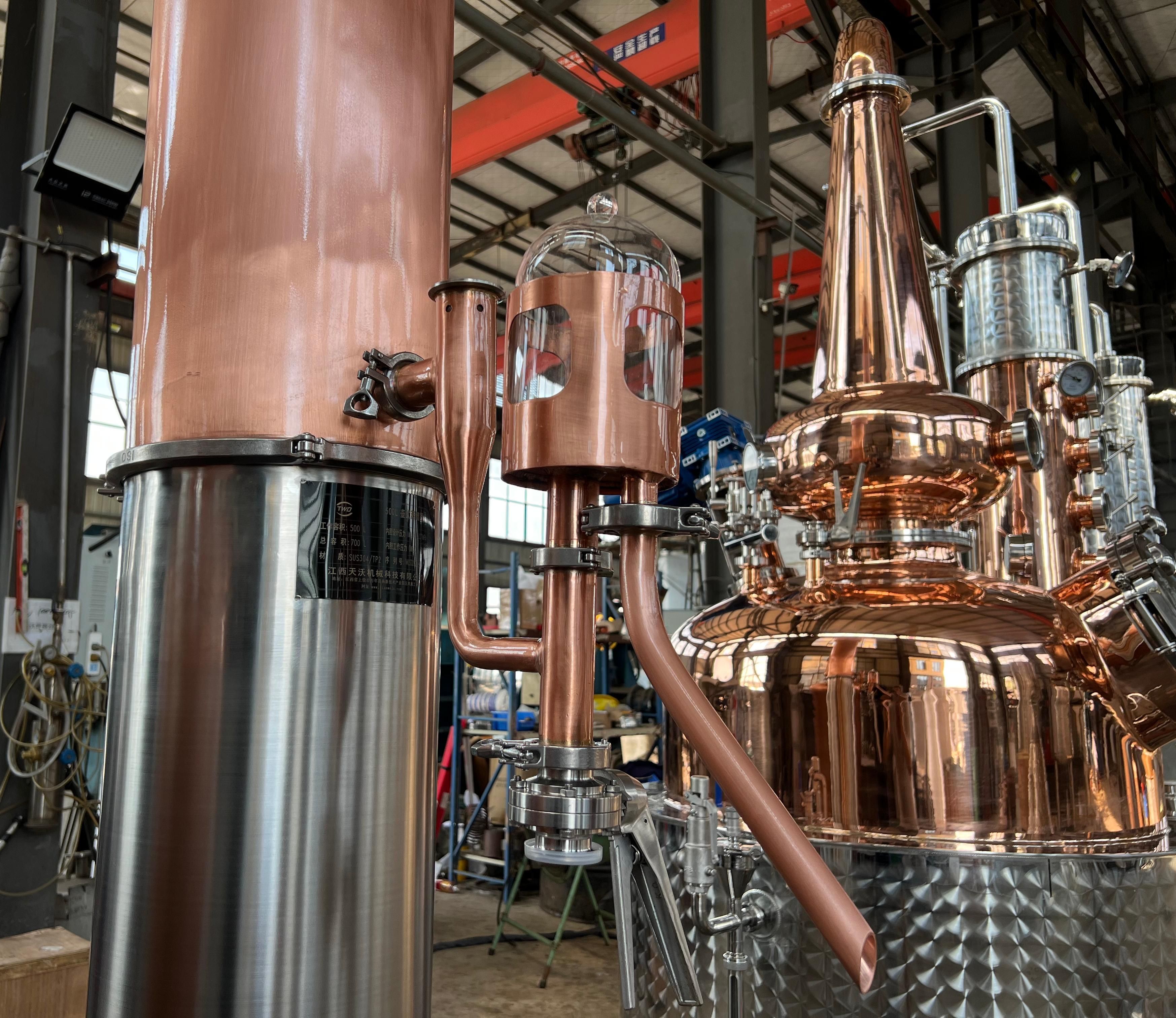 500L Pot Still Whiskey Distiller 500L Pot Still Whiskey Distiller