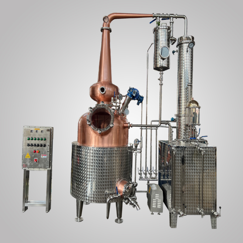 500L Copper Pot Still Whiskey Spirit Distiller