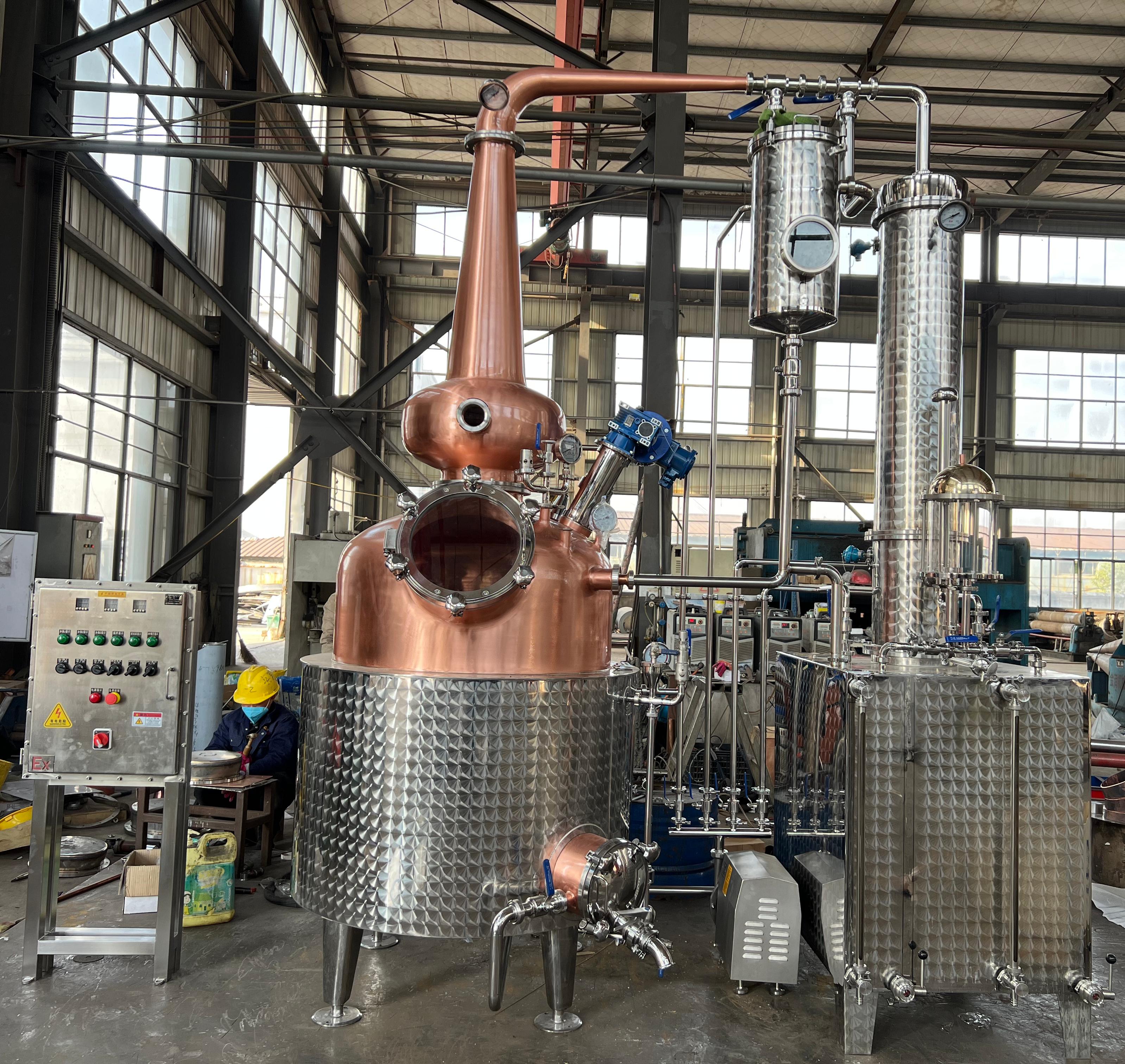 500L Copper Pot Still Whiskey Spirit Distiller 500L Copper Pot Still Whiskey Spirit Distiller