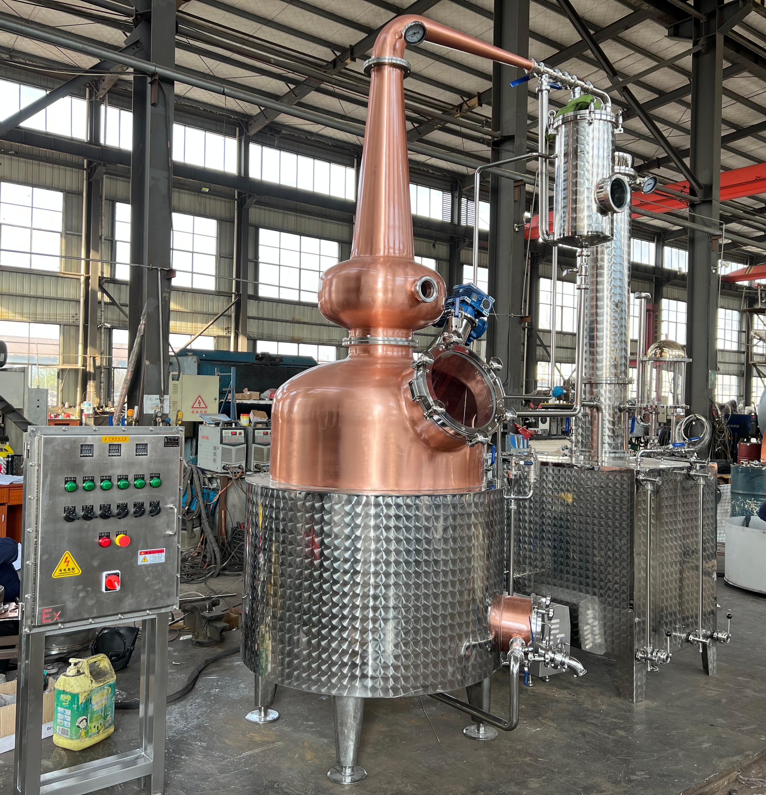 500L Copper Pot Still Whiskey Spirit Distiller 500L Copper Pot Still Whiskey Spirit Distiller