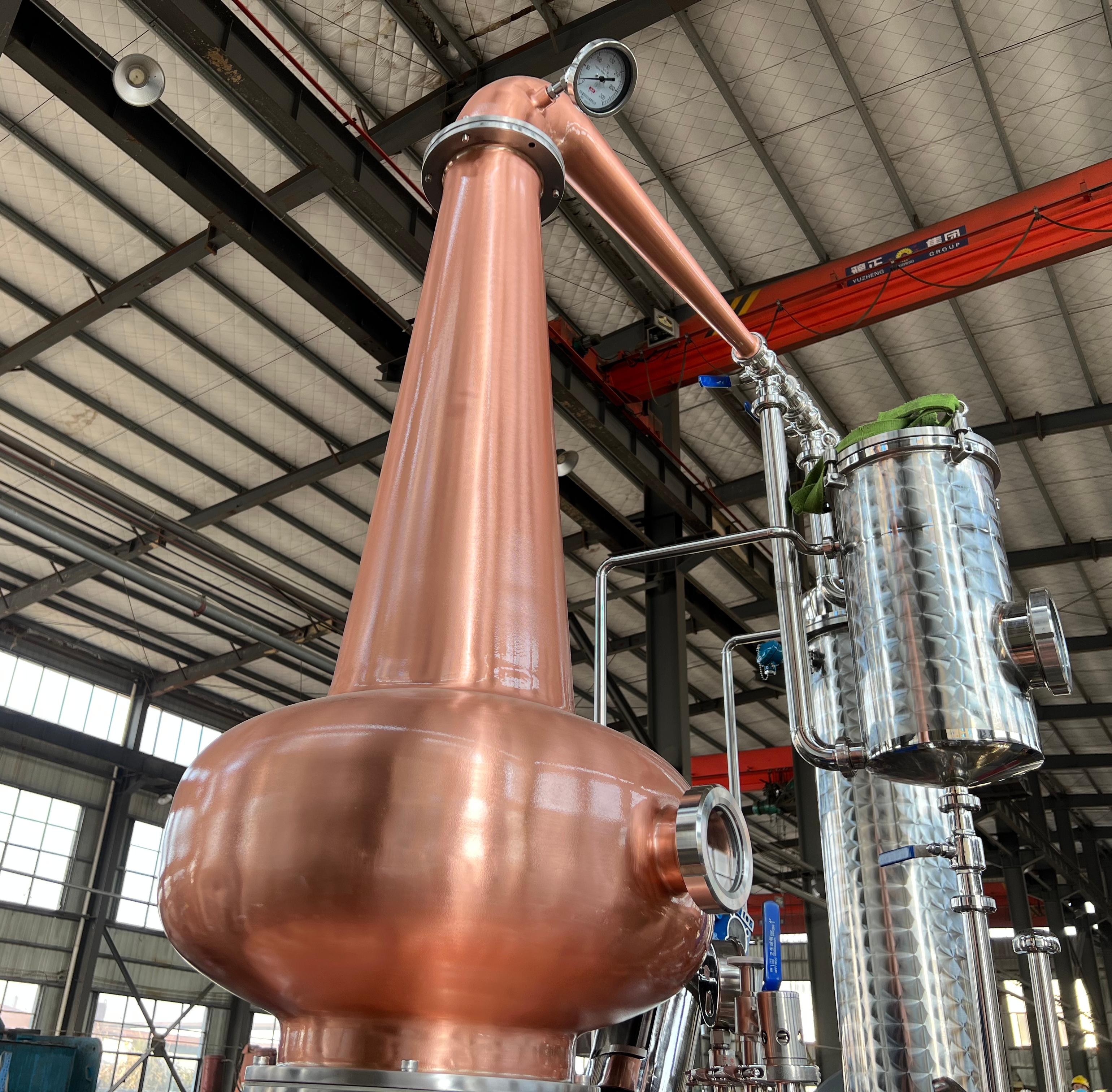 500L Copper Pot Still Whiskey Spirit Distiller 500L Copper Pot Still Whiskey Spirit Distiller
