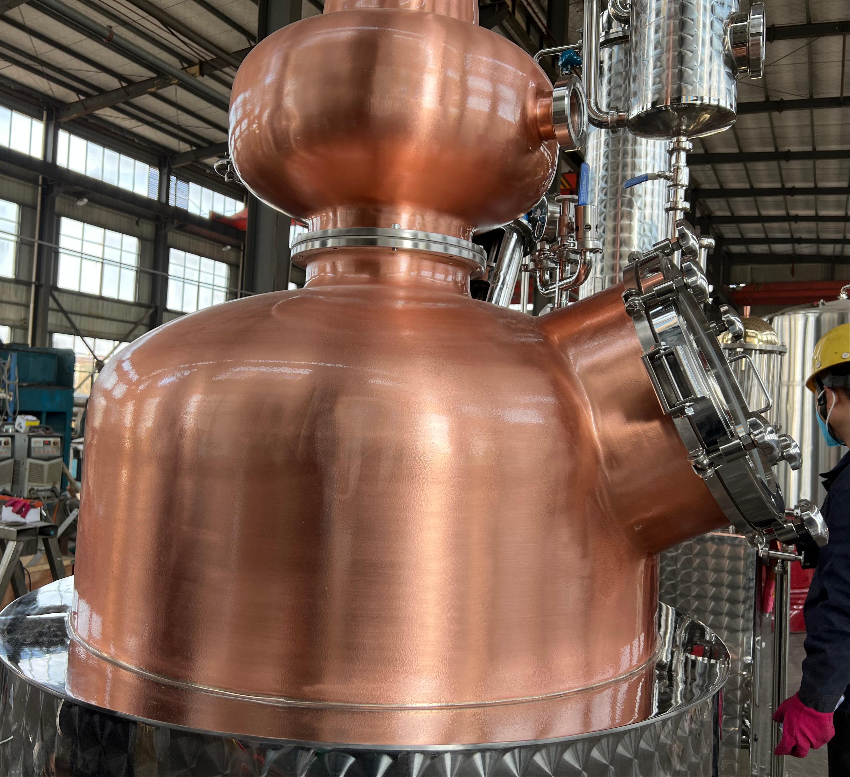500L Copper Pot Still Whiskey Spirit Distiller 500L Copper Pot Still Whiskey Spirit Distiller