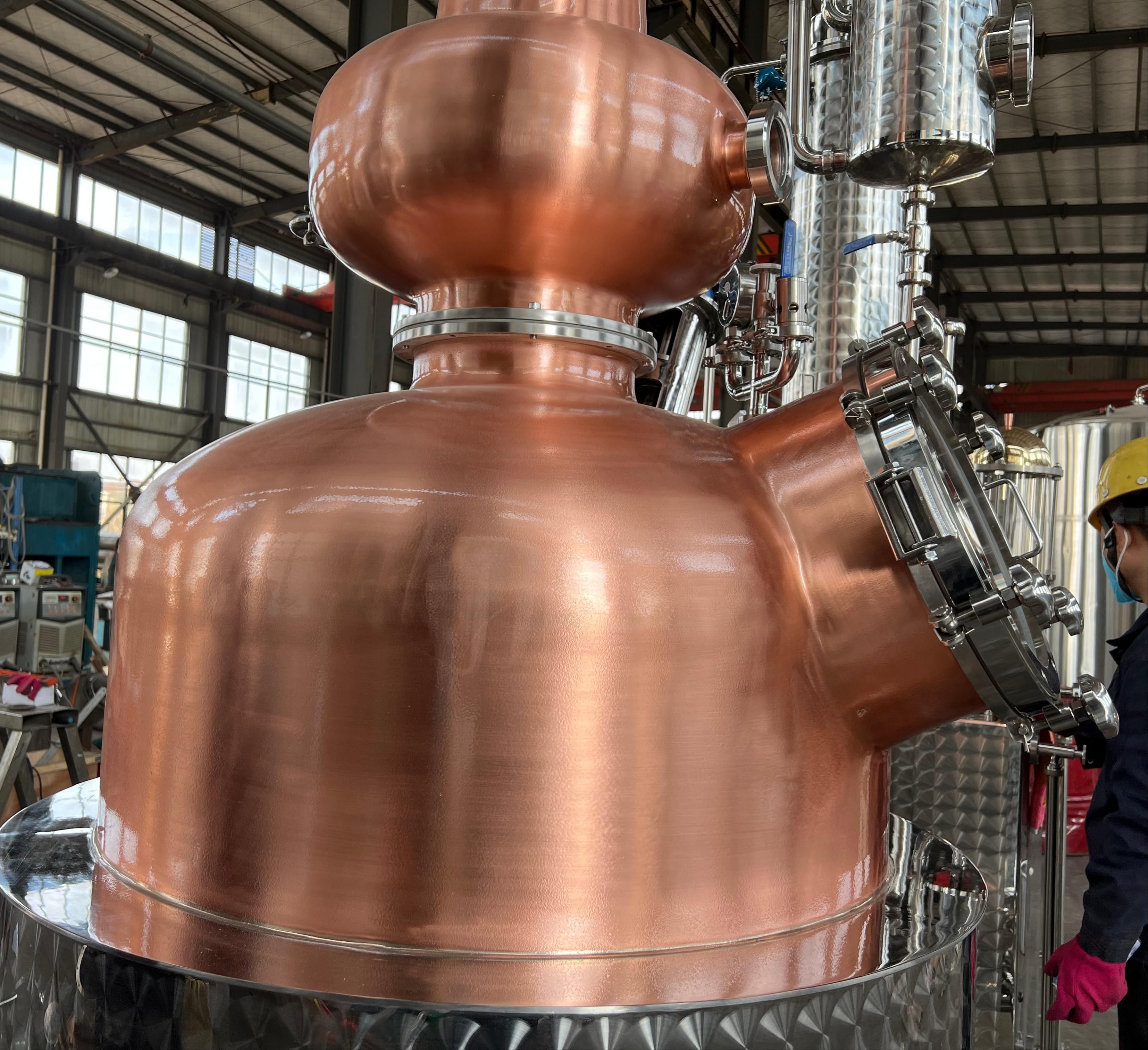 500L Copper Pot Still Whiskey Spirit Distiller 500L Copper Pot Still Whiskey Spirit Distiller