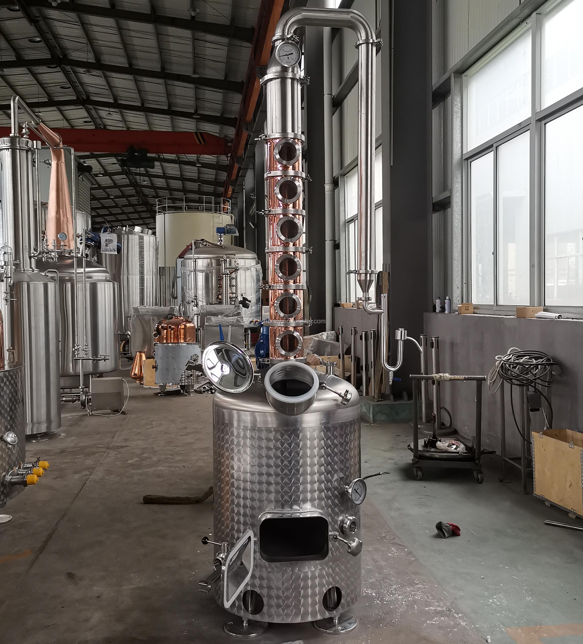 100L Column Still for Whiskey Distillation 100L Column Still for Whiskey Distillation