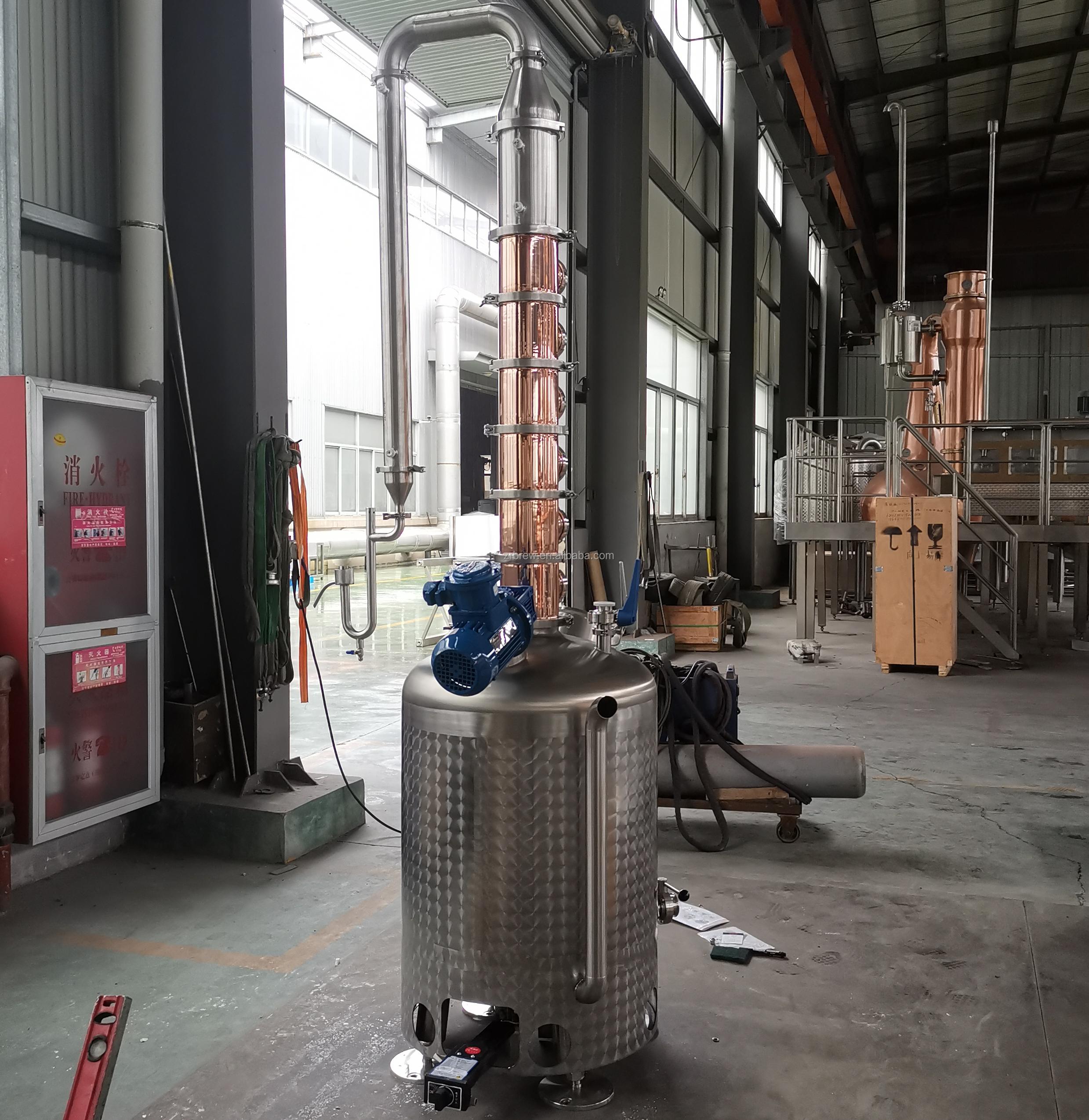 100L Column Still for Whiskey Distillation 100L Column Still for Whiskey Distillation