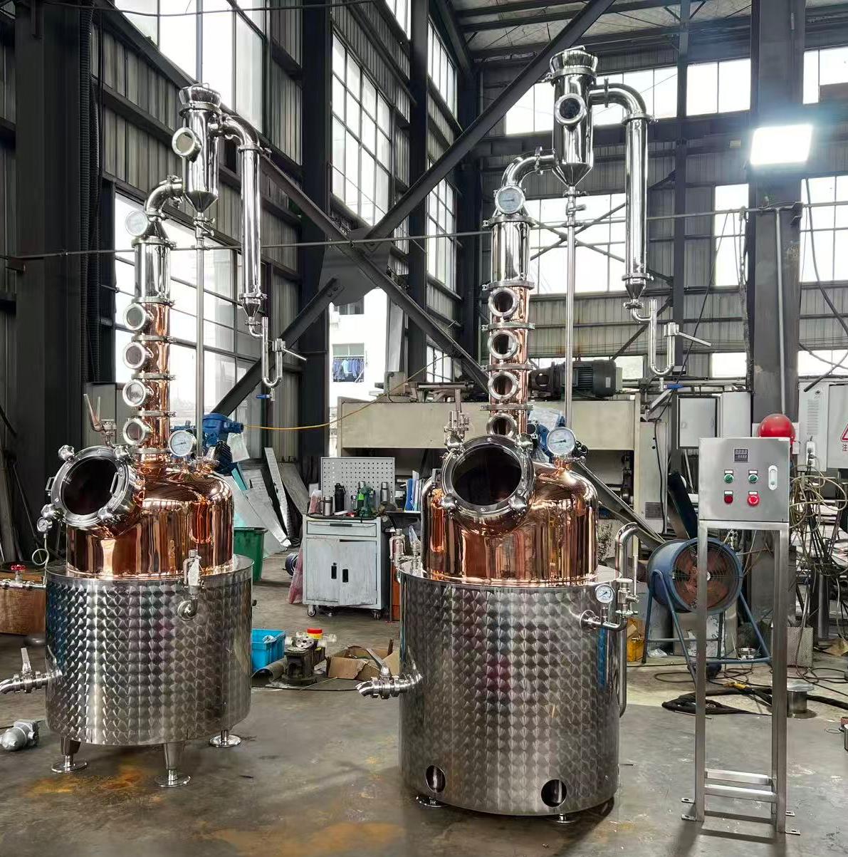 200L Column Still for Whiskey Distillation 200L Column Still for Whiskey Distillation