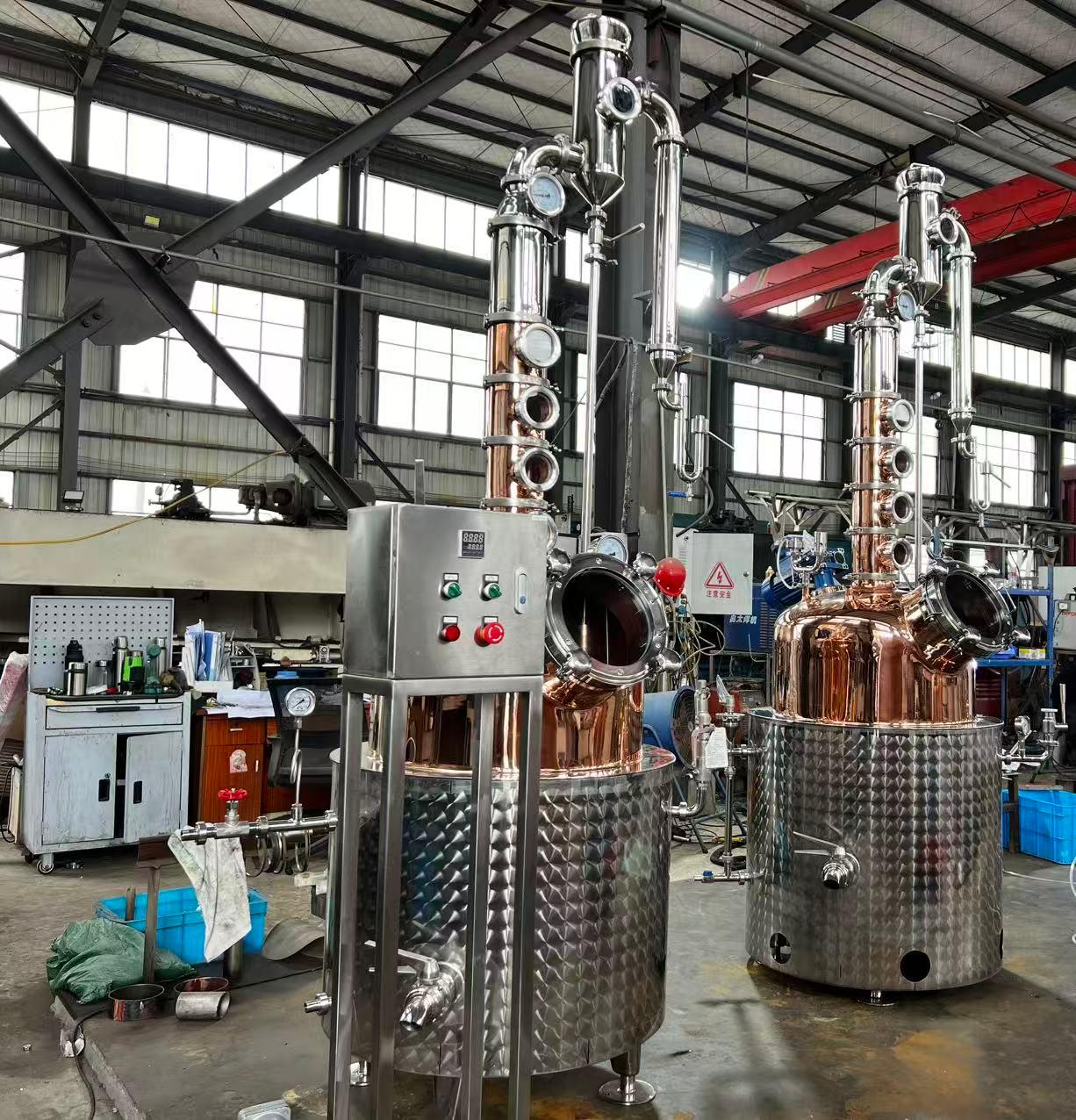 200L Column Still for Whiskey Distillation 200L Column Still for Whiskey Distillation