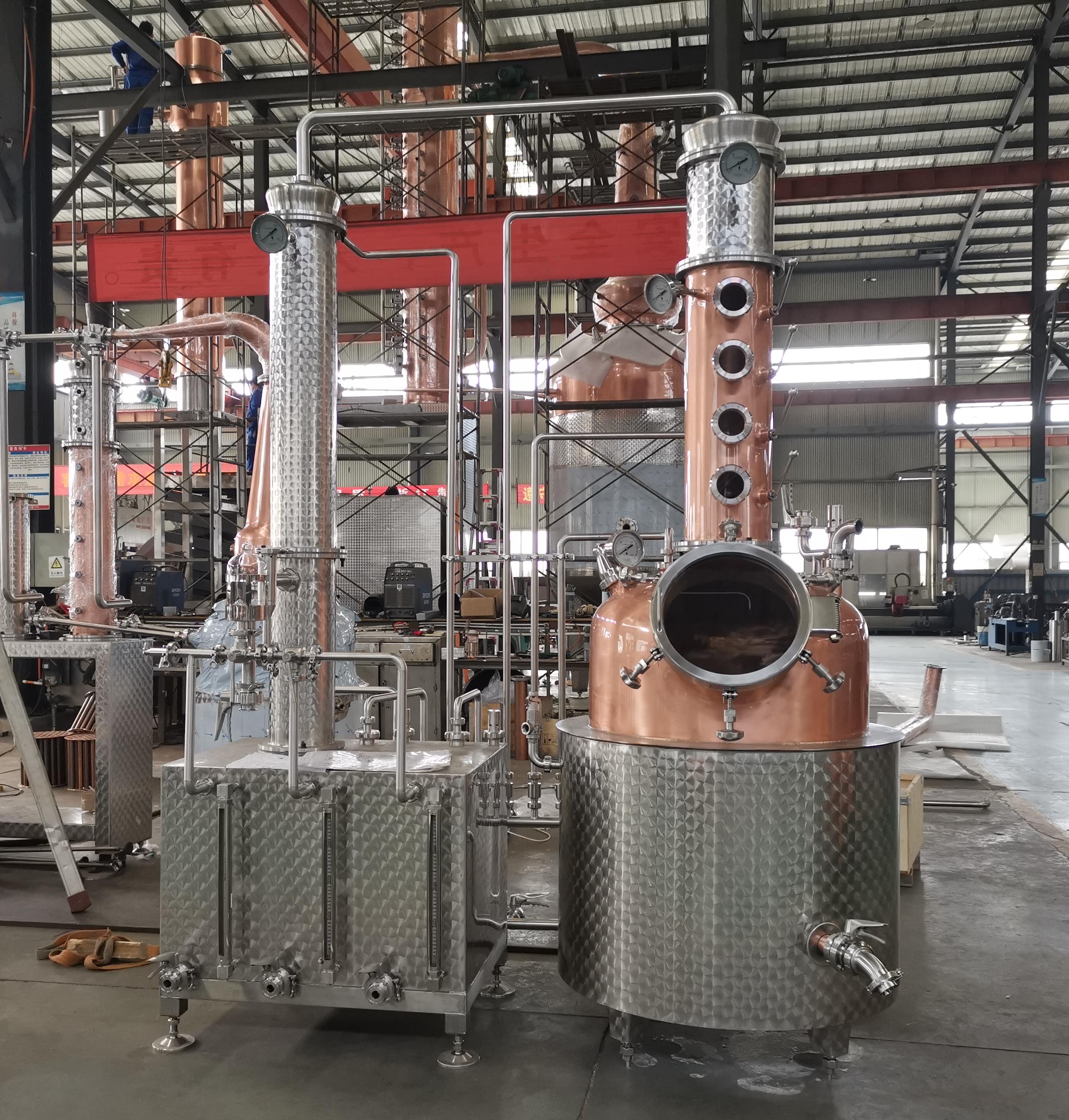 500L Column Still for Whiskey Distillation 500L Column Still for Whiskey Distillation