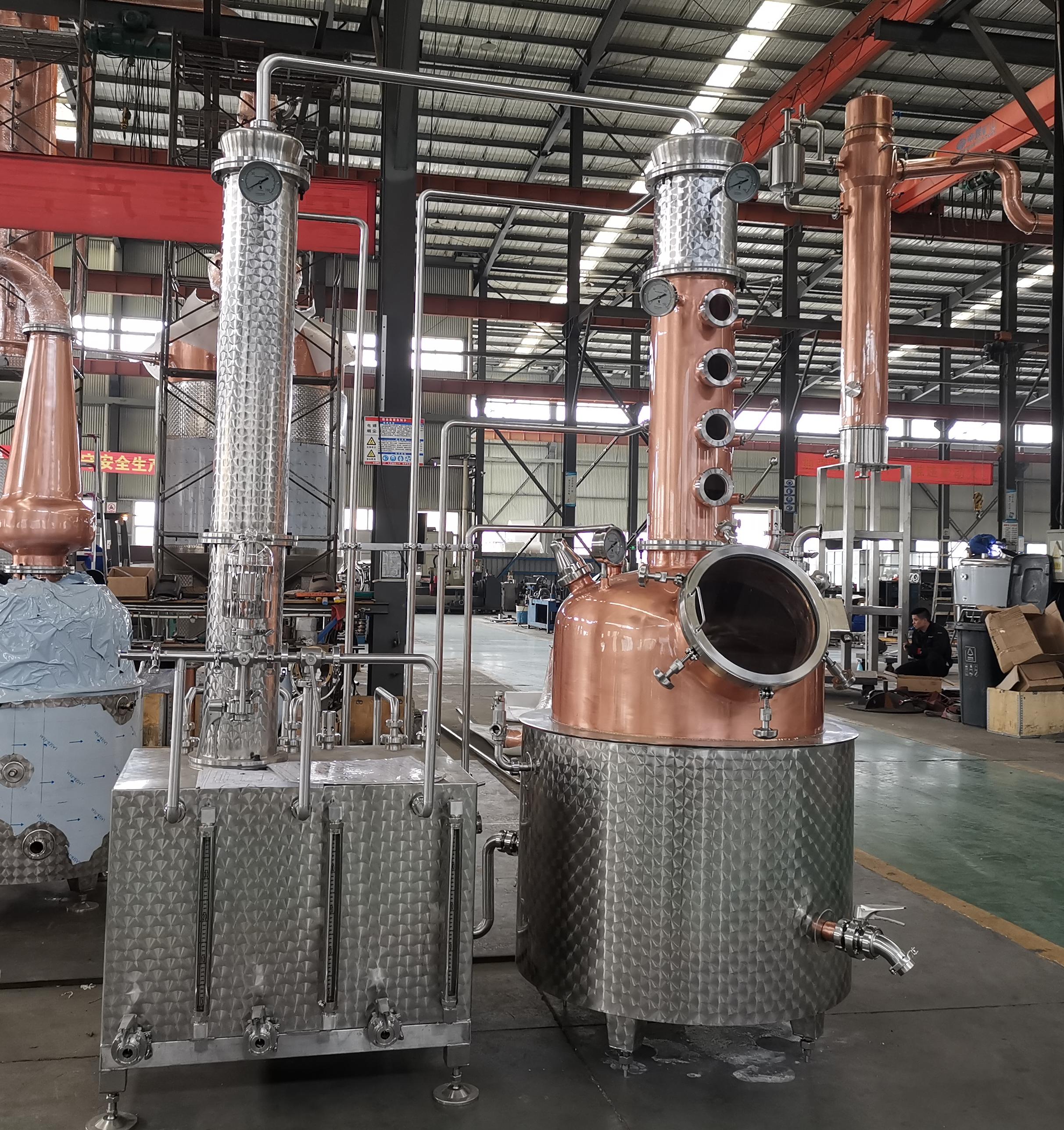 500L Column Still for Whiskey Distillation 500L Column Still for Whiskey Distillation