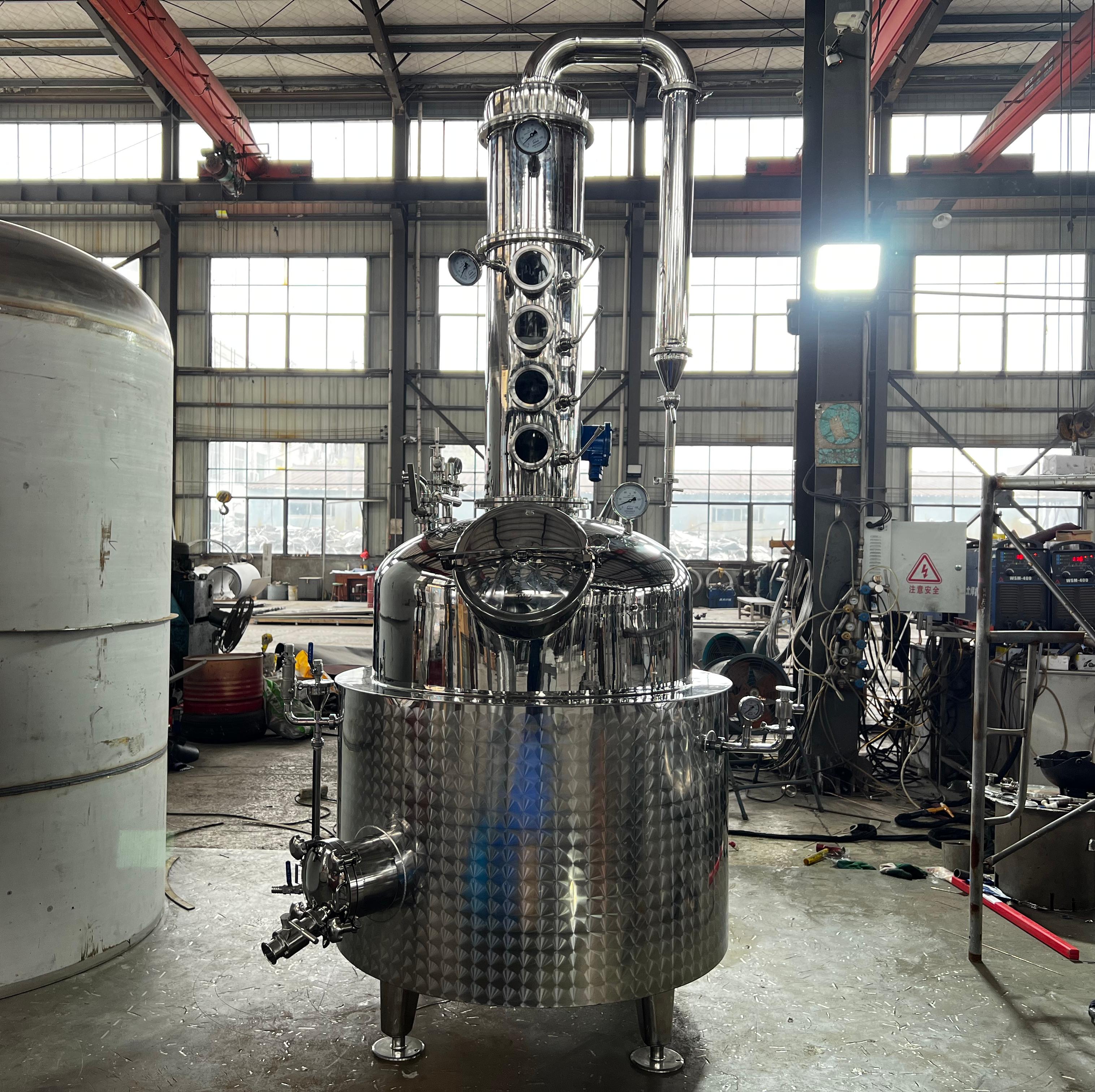 550L Column Still for Whiskey Distillation 550L Column Still for Whiskey Distillation