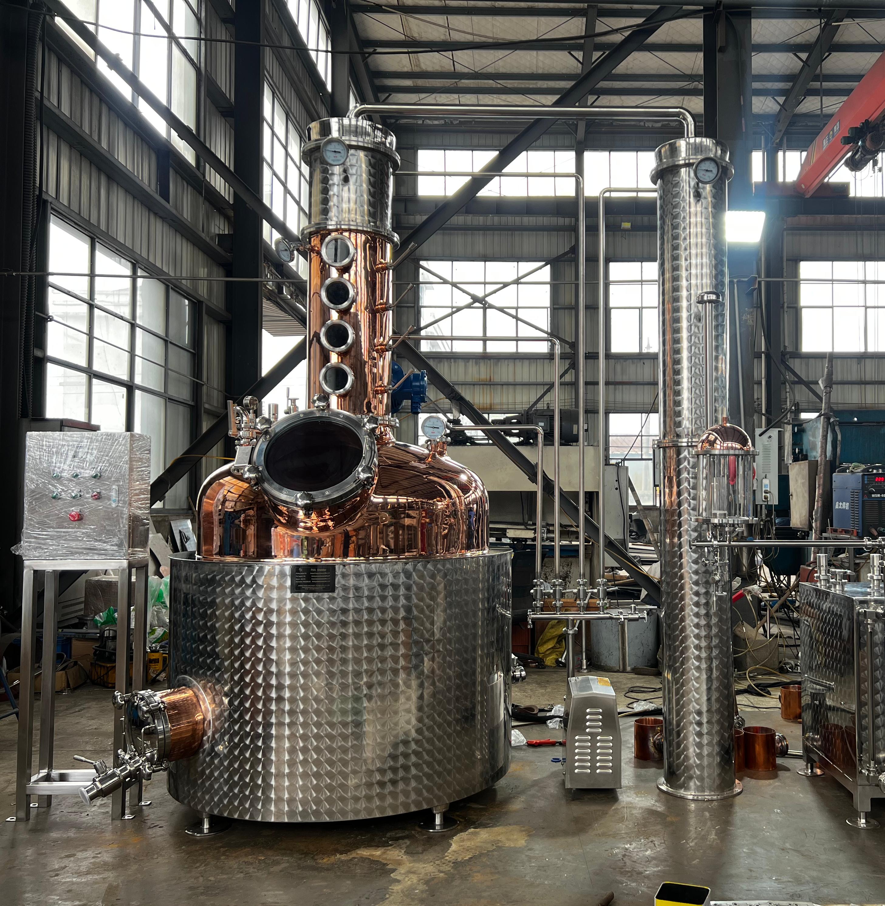750L Column Still for Whiskey Distillation 750L Column Still for Whiskey Distillation