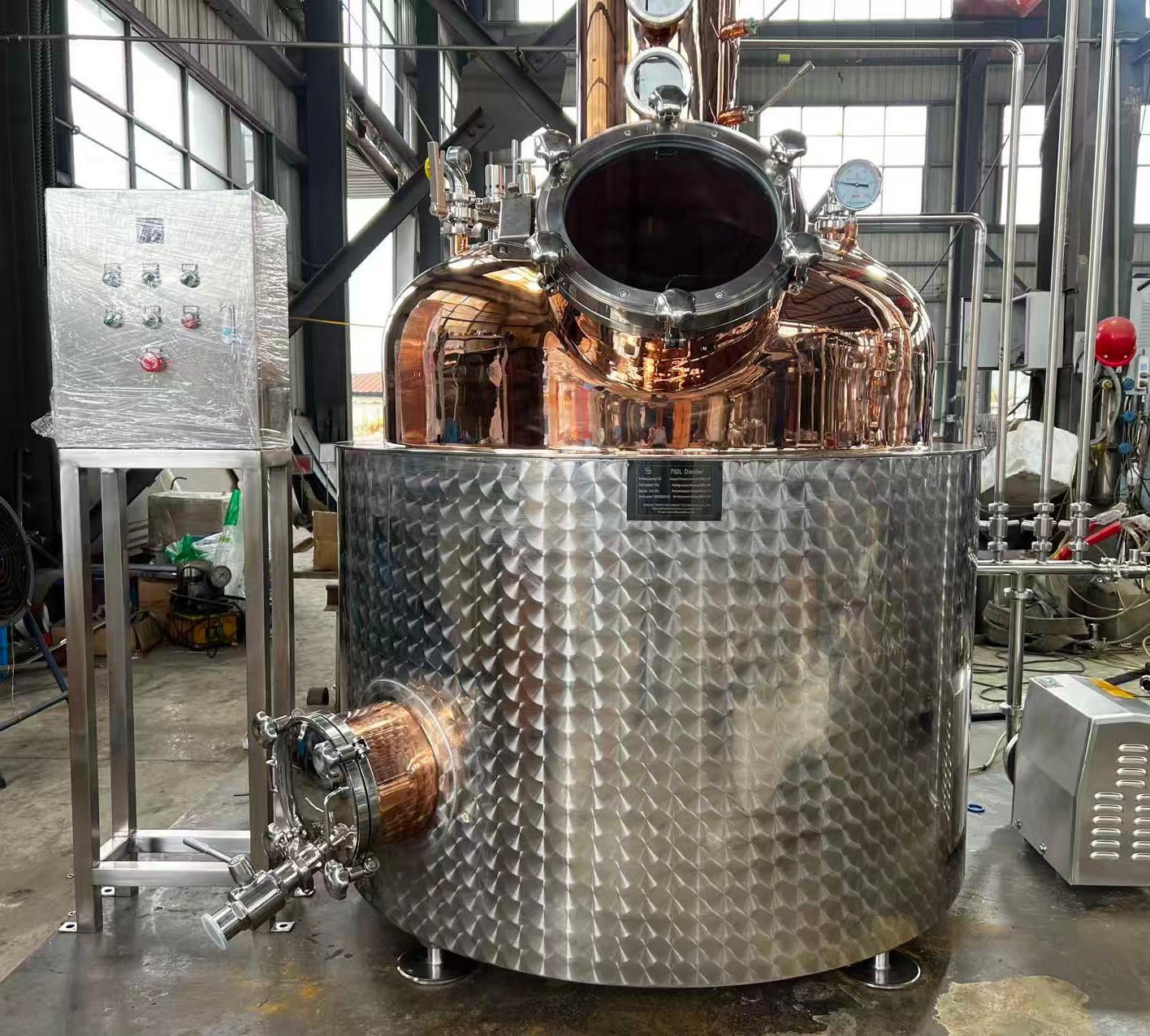 750L Column Still for Whiskey Distillation 750L Column Still for Whiskey Distillation