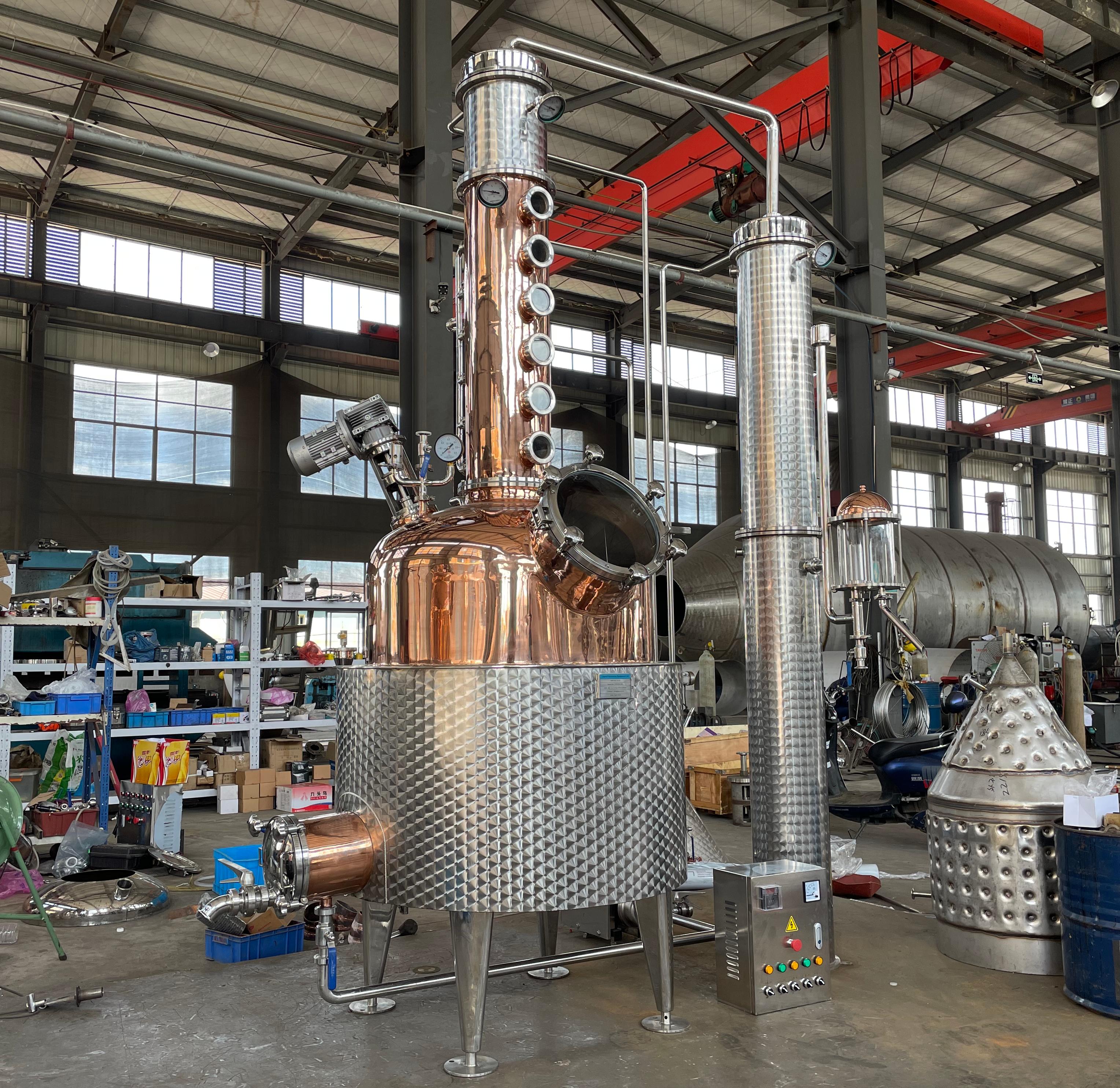 1000L Column Still for Whiskey Distillation 1000L Column Still for Whiskey Distillation