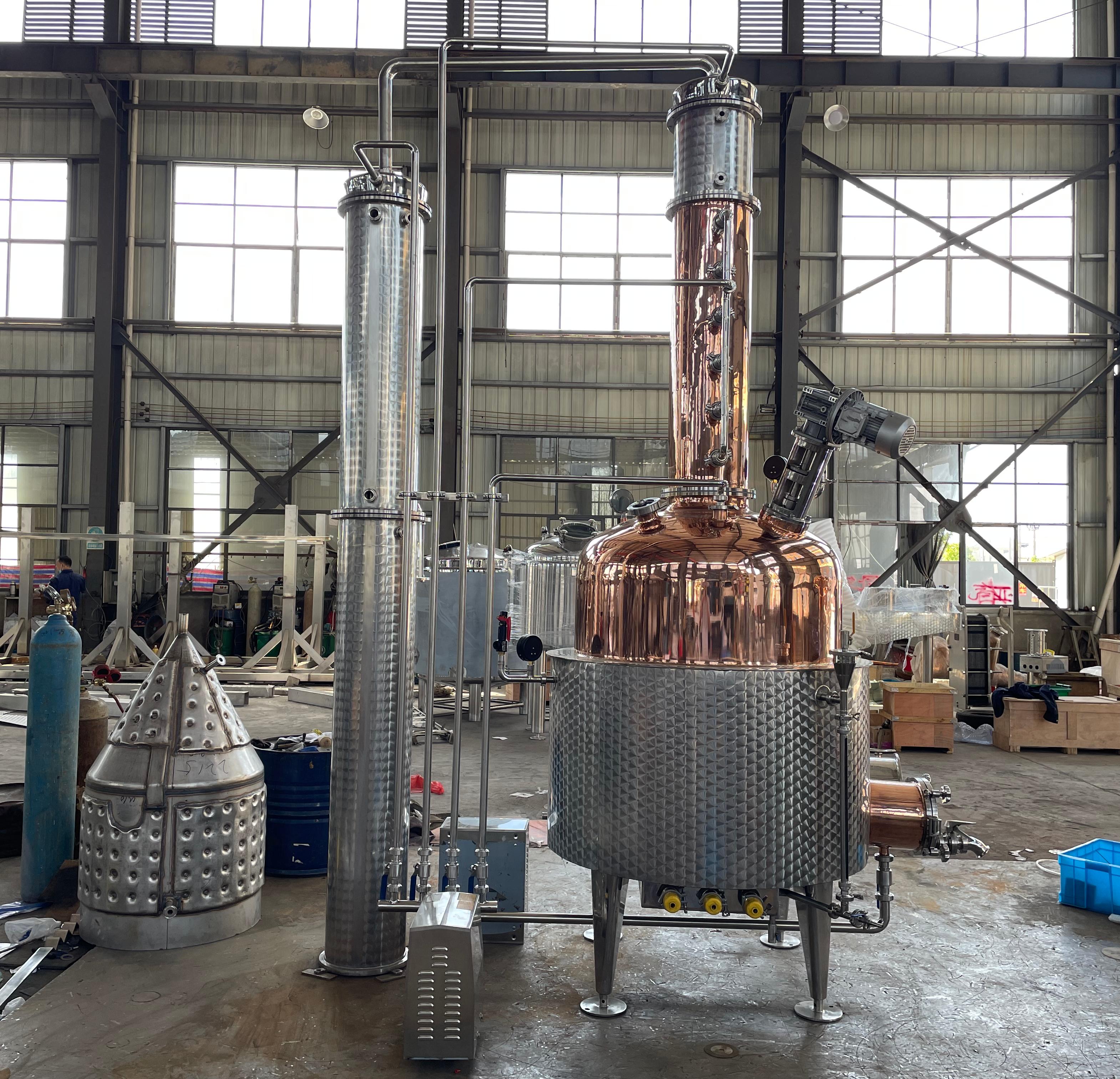 1000L Column Still for Whiskey Distillation 1000L Column Still for Whiskey Distillation