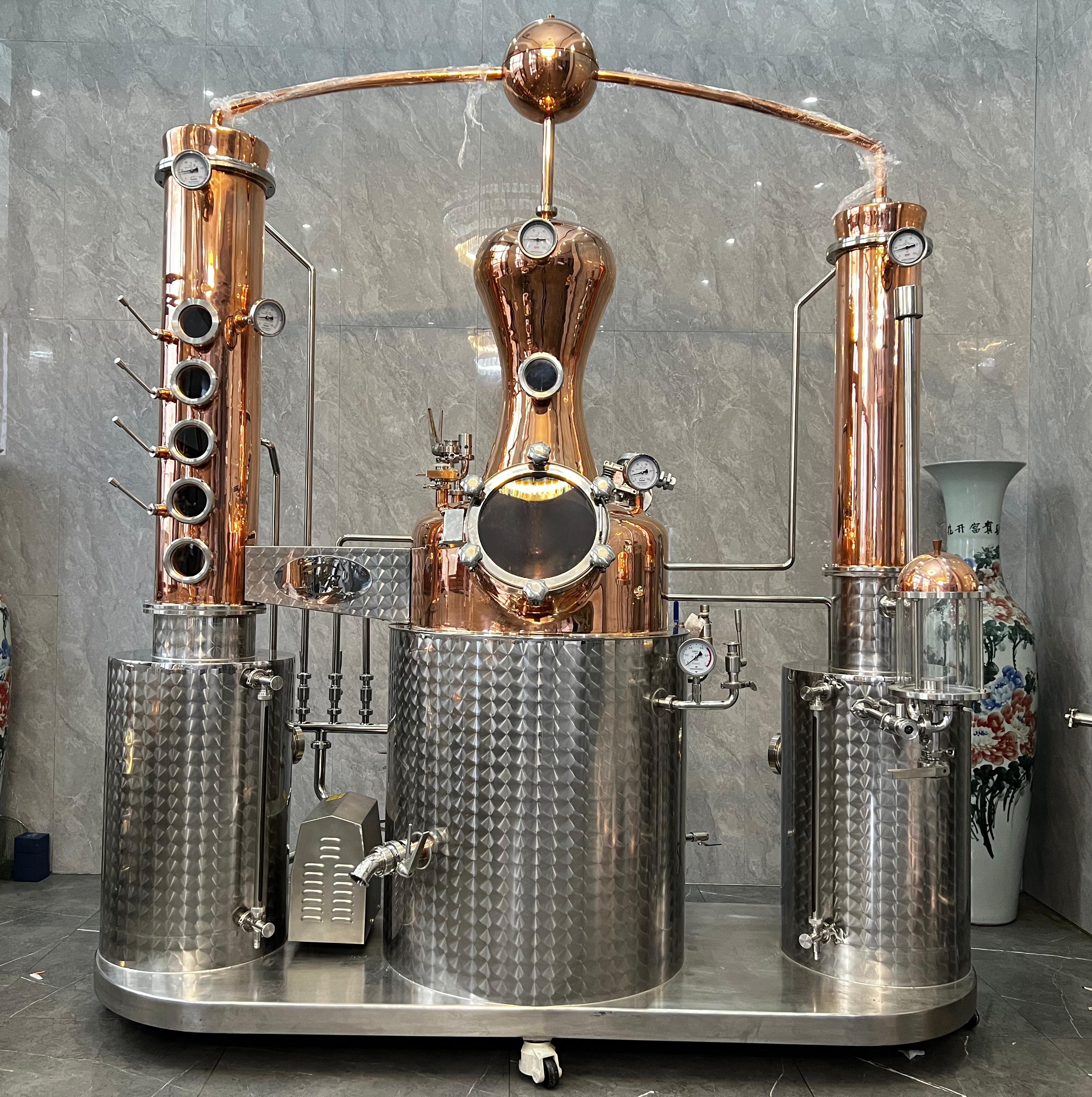 300L Hybrid Pot Column Whiskey Distiller 300L Hybrid Pot Column Whiskey Distiller