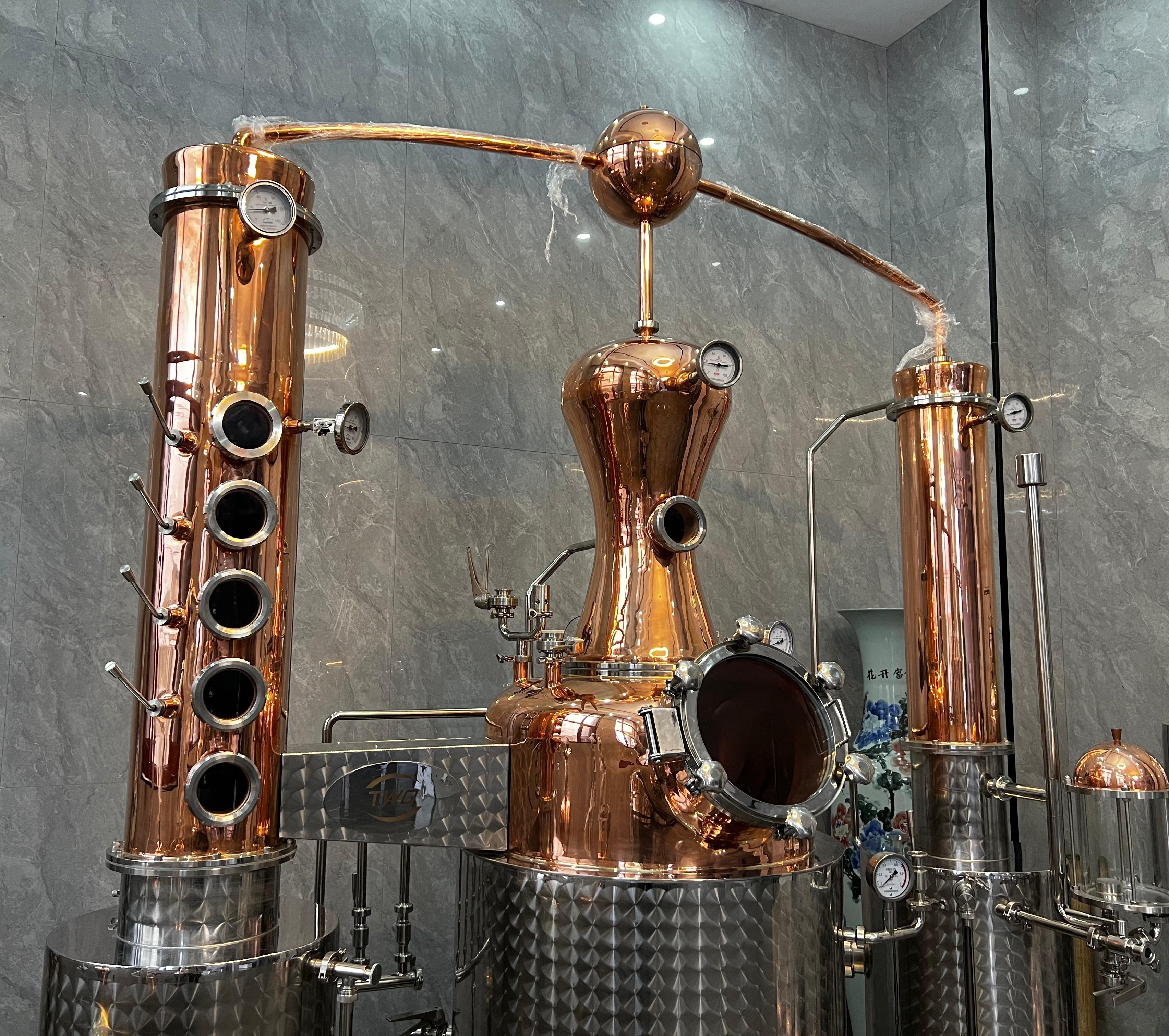 300L Hybrid Pot Column Whiskey Distiller 300L Hybrid Pot Column Whiskey Distiller