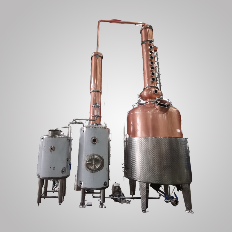 500L Pot and Column Still Whiskey Distiller