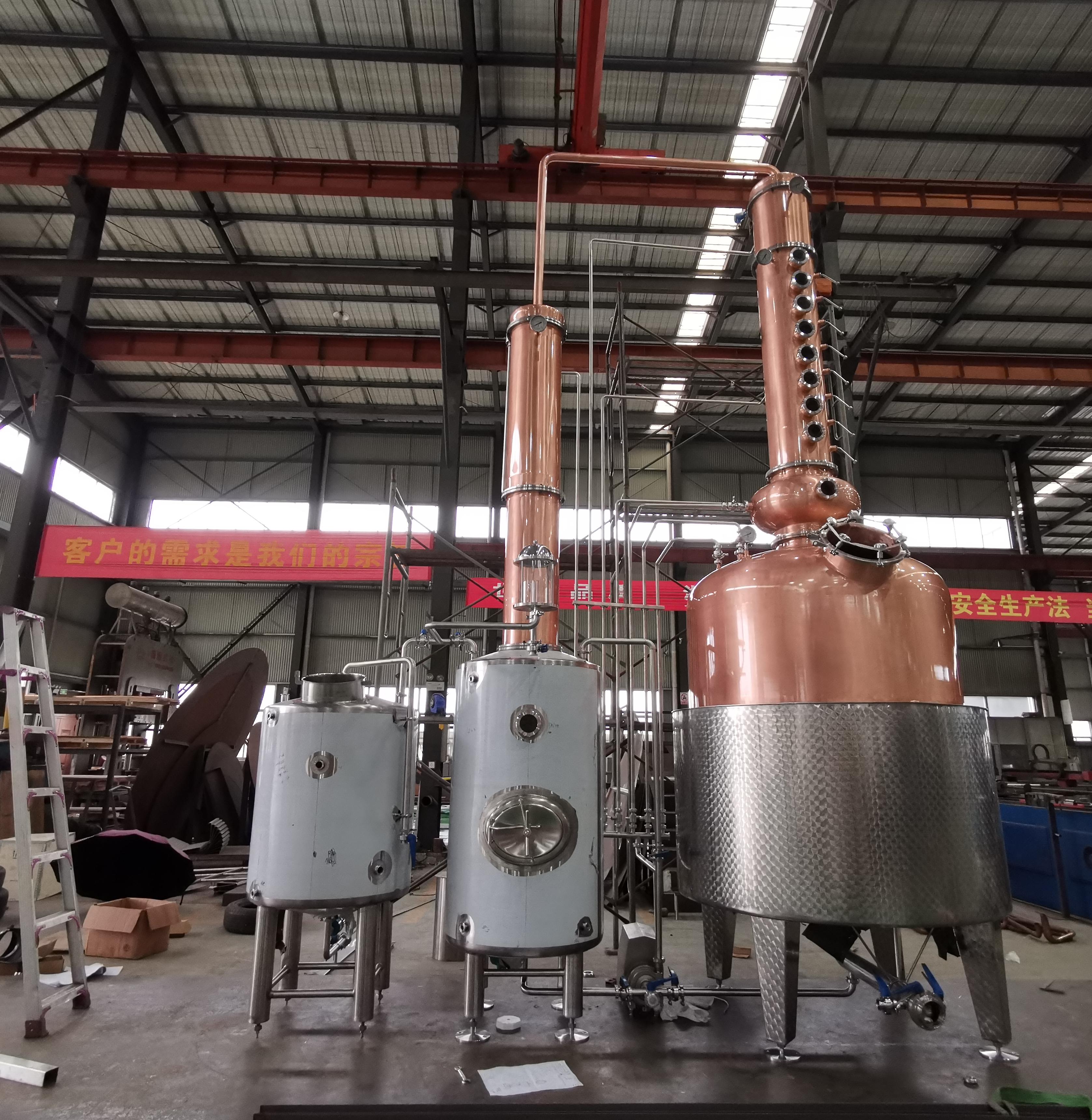 500L Pot and Column Still Whiskey Distiller 500L Pot and Column Still Whiskey Distiller