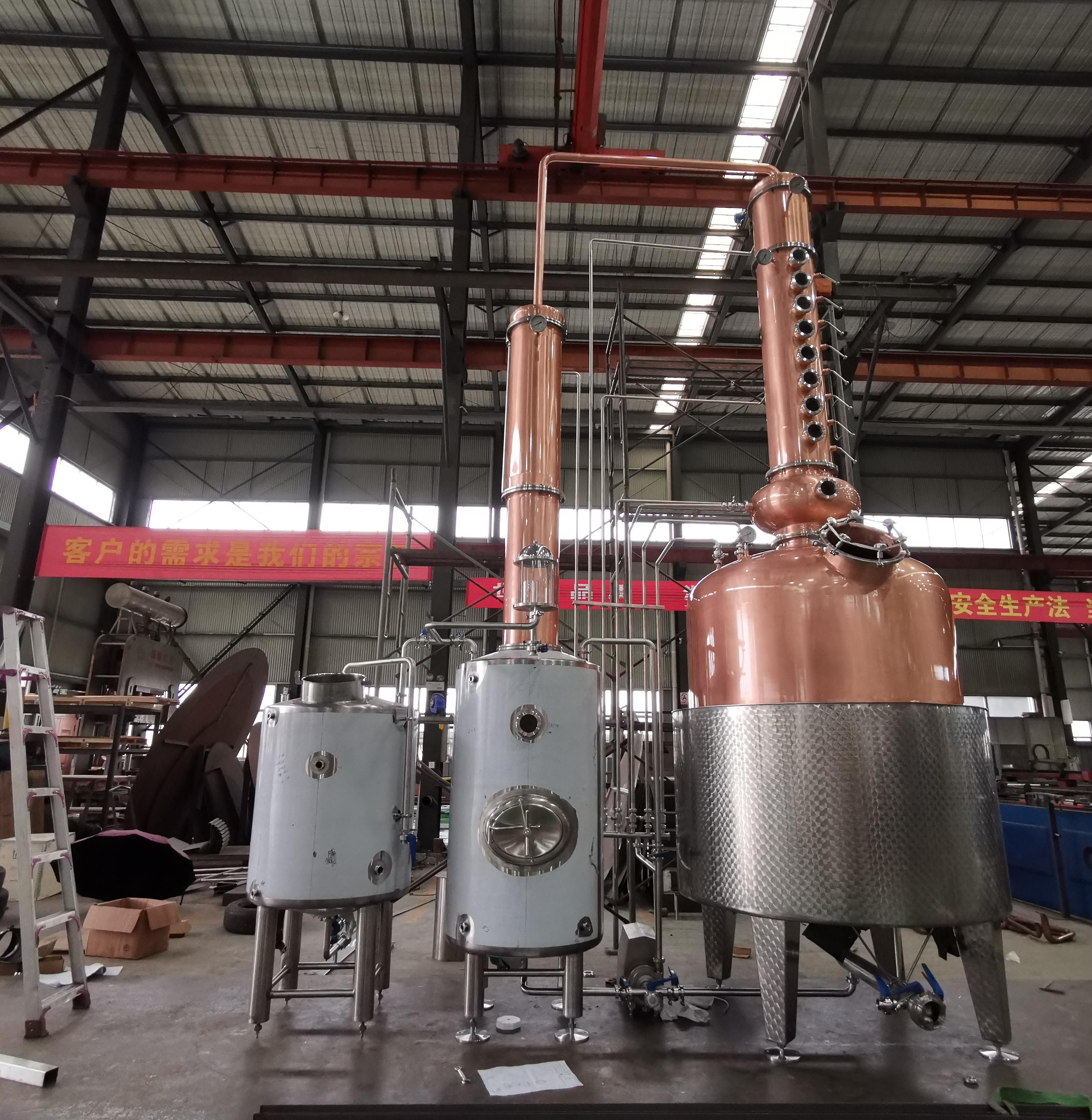 500L Pot and Column Still Whiskey Distiller 500L Pot and Column Still Whiskey Distiller