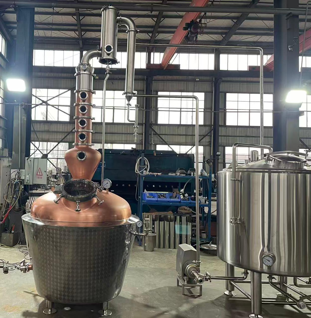 1000L Pot and Column Still Whiskey Distiller 1000L Pot and Column Still Whiskey Distiller