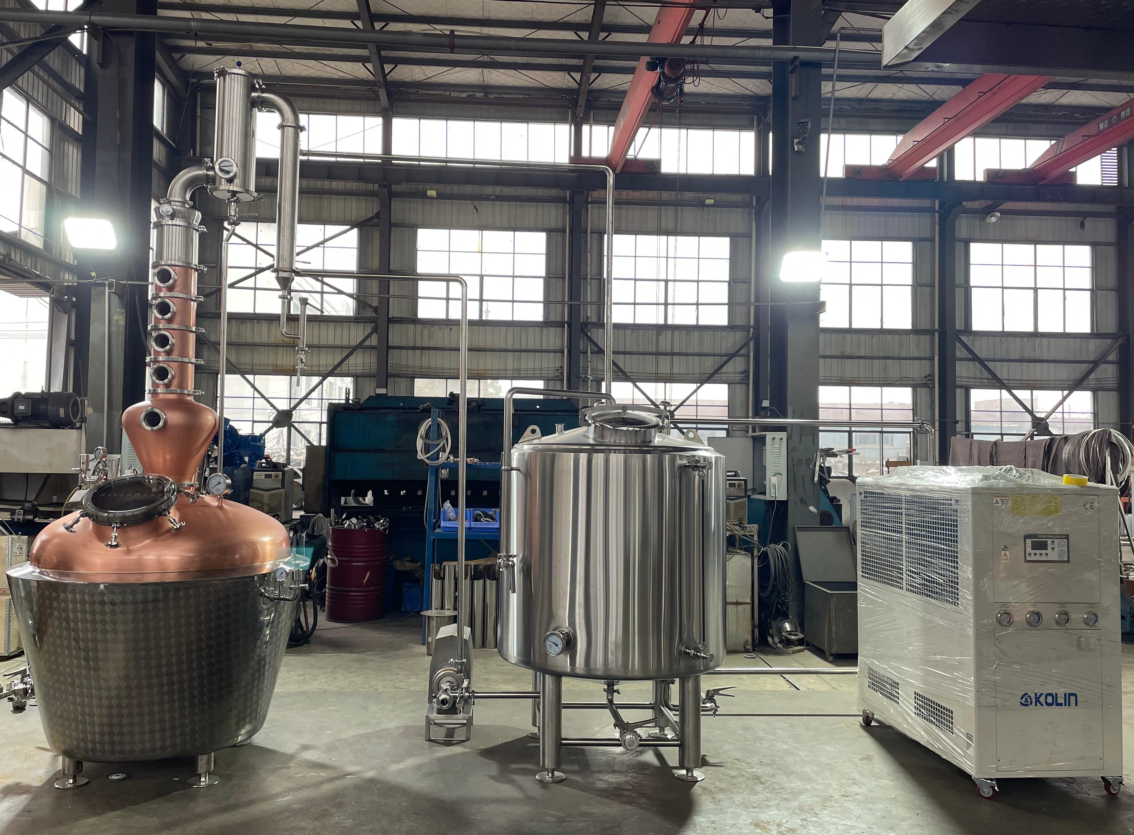 1000L Pot and Column Still Whiskey Distiller 1000L Pot and Column Still Whiskey Distiller