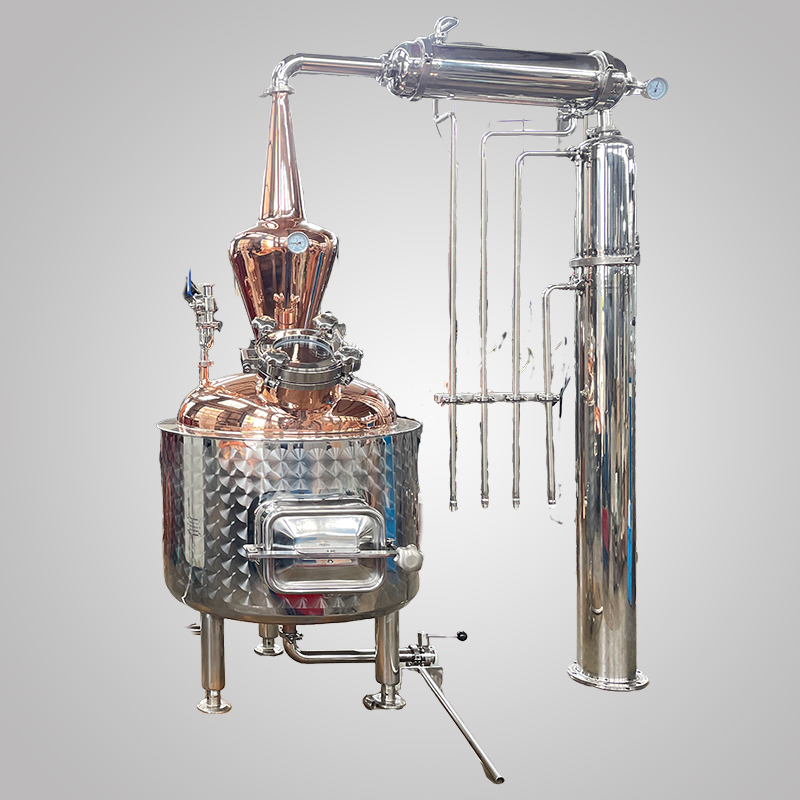 100L Copper Essential Oil & Hydrosol Distiller