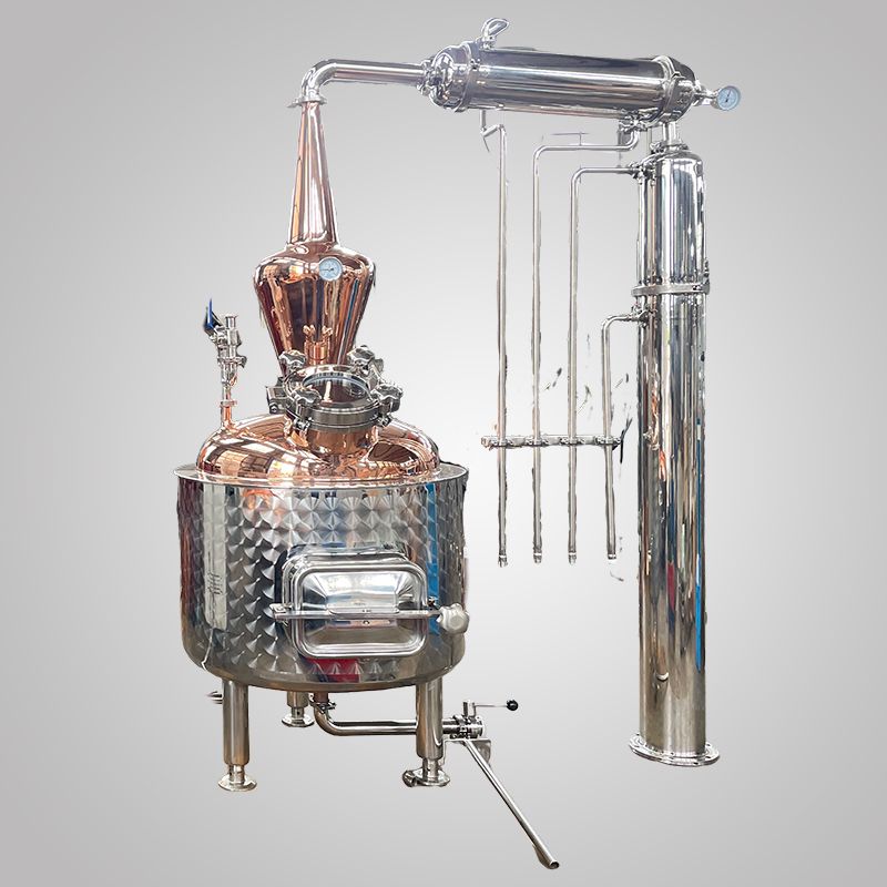 100L Copper Essential Oil & Hydrosol Distiller 100L Copper Essential Oil & Hydrosol Distiller